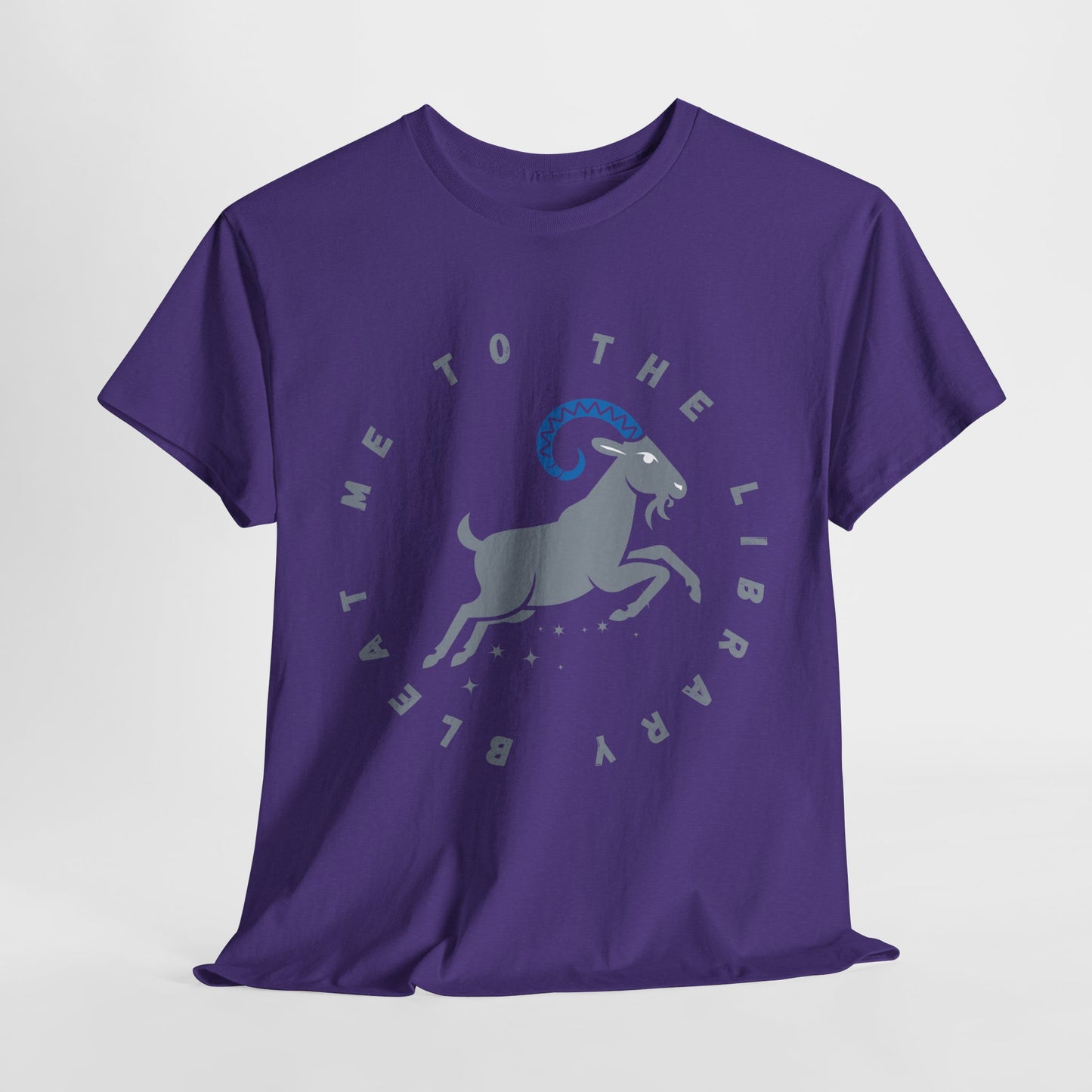 Teen/Adult Unisex – Bleat Me to the Library Goat Tee