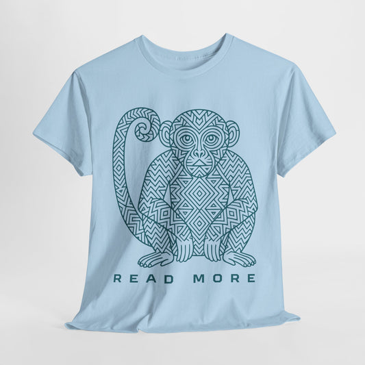 Teen/Adult Unisex – Read More Tribal Monkey Tee