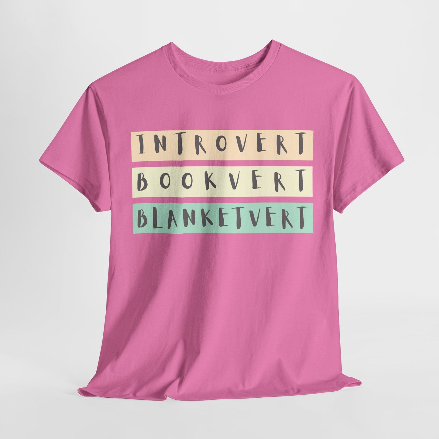 Teen/Adult Unisex Tee – Introvert. Bookvert. Blanketvert.
