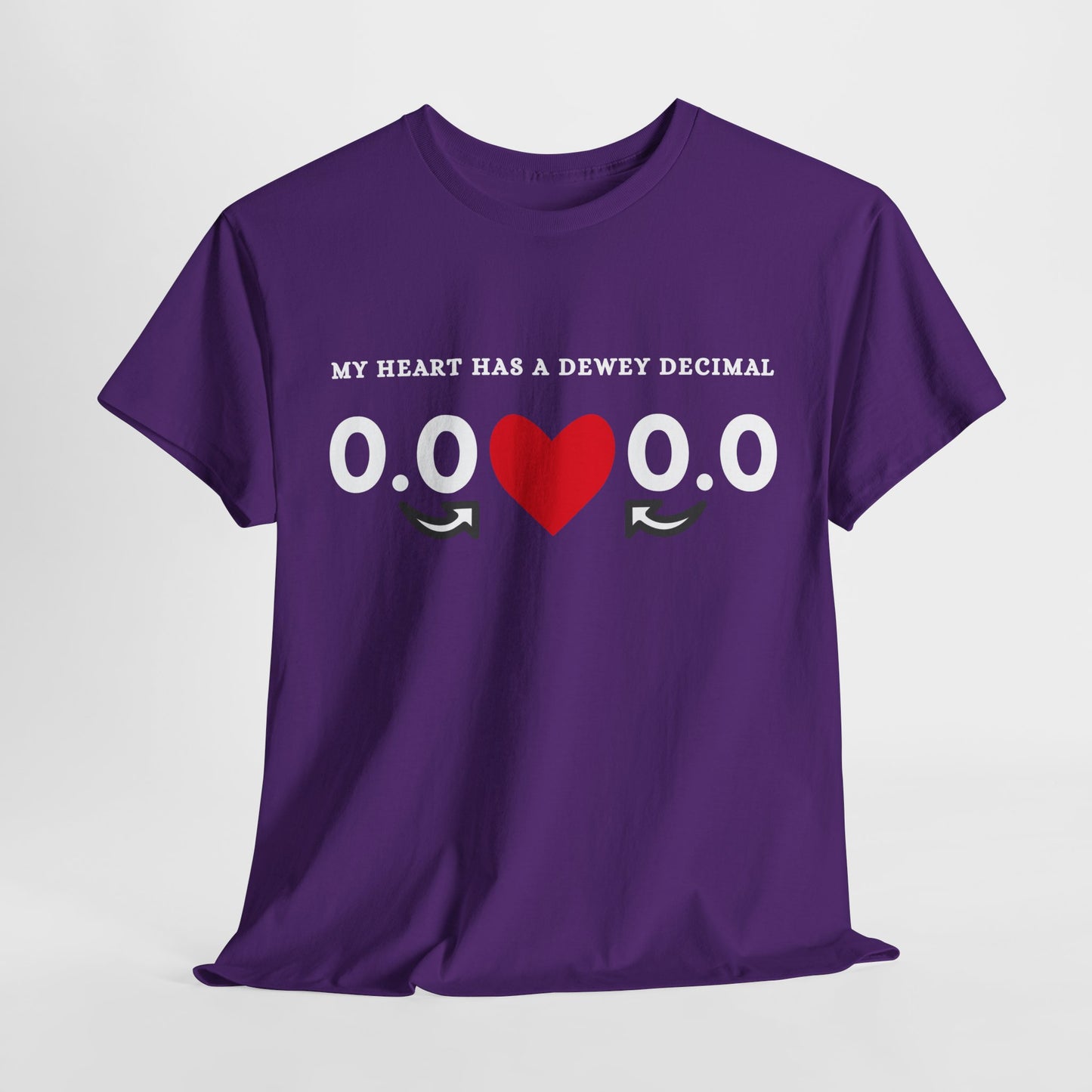 Teen/Adult Unisex Tee – My Heart Has a Dewey Decimal