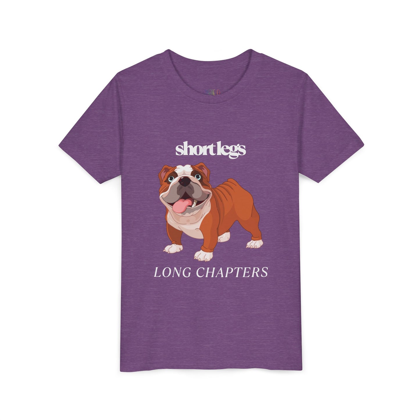 Youth Short Legs, Long Chapters T-Shirt – For Readers with Big Stories to Tell