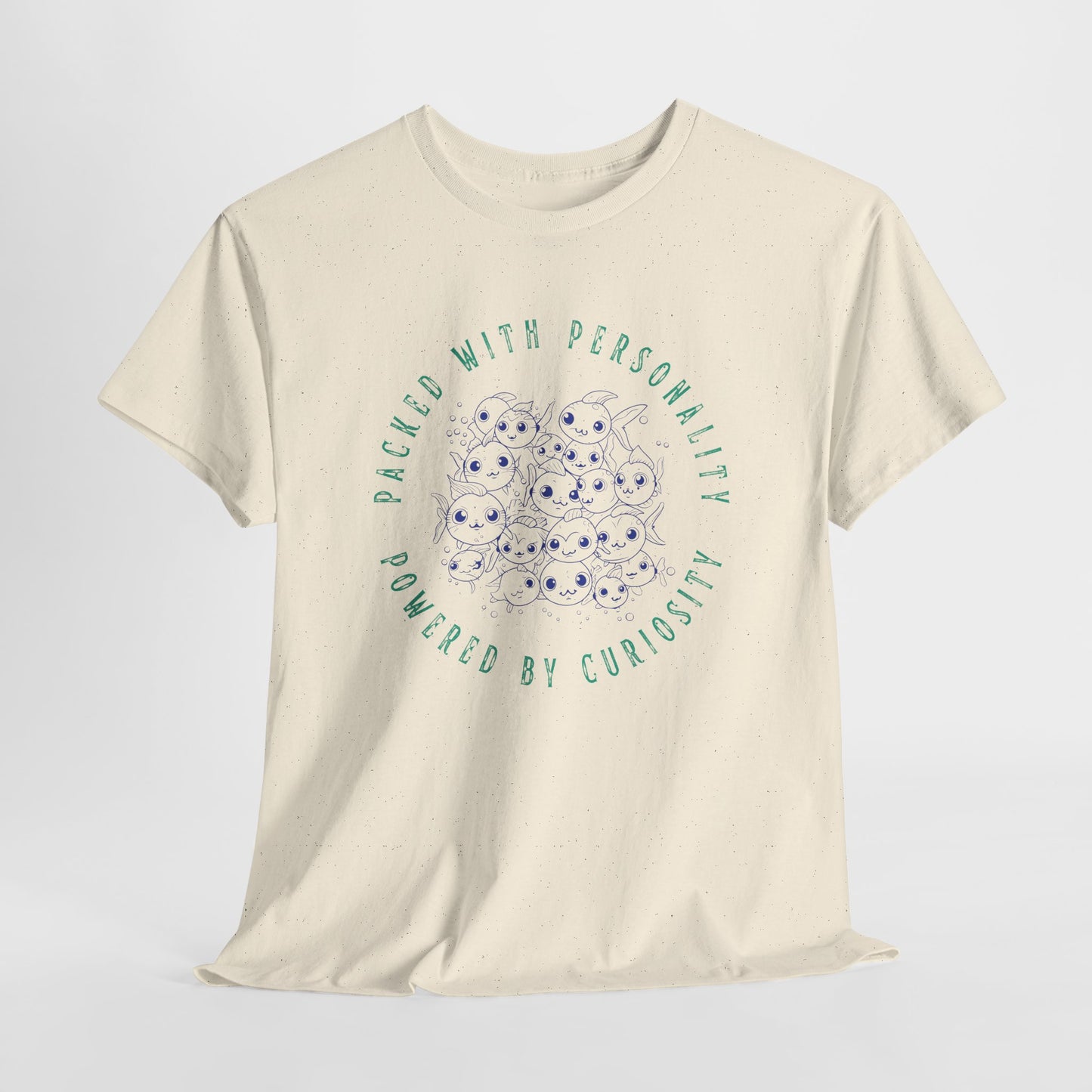 Teen/Adult Unisex Powered by Curiosity Tee – For the Wonder-Full