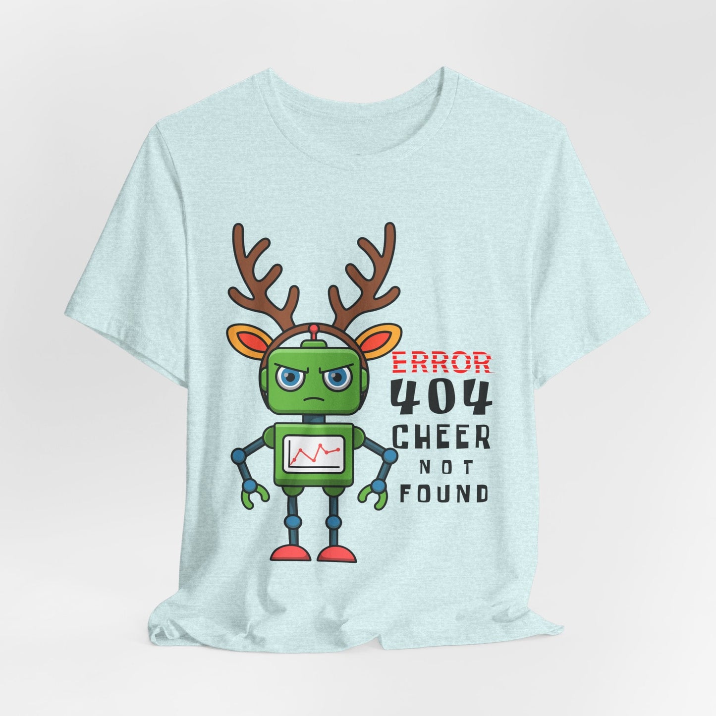 Teen/Adult Unisex Error 404 Cheer Not Found T-Shirt Printify