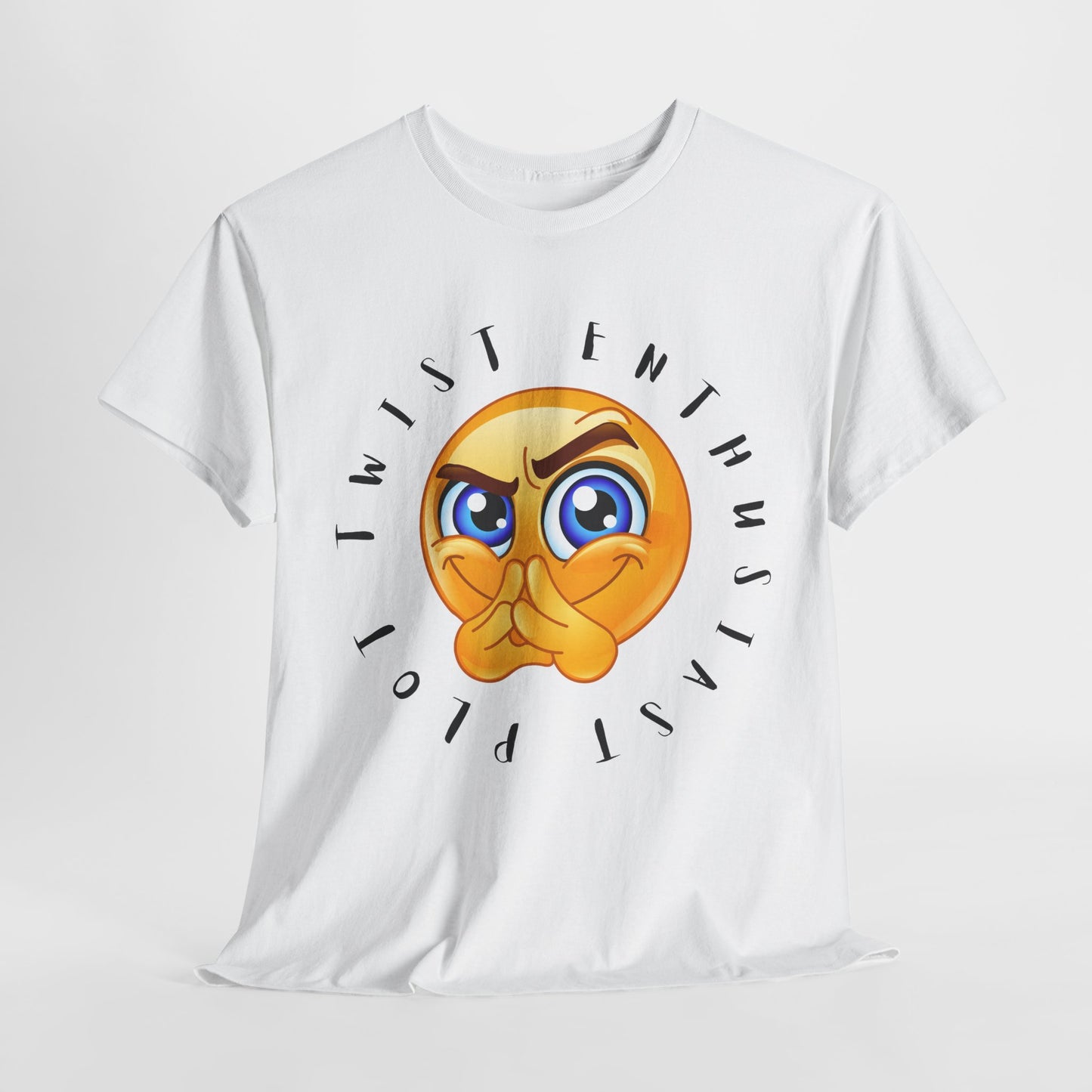 Teen/Adult Unisex Tee – Plot Twist Enthusiast (Emoji Edition)