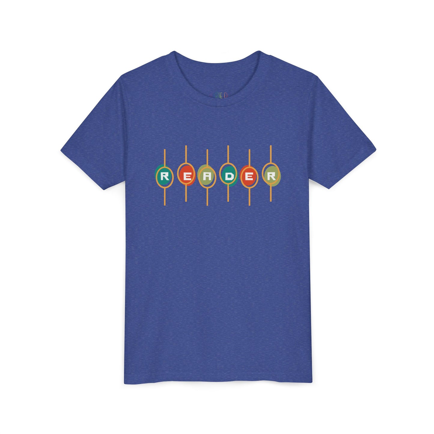Youth READER Retro Dial Tee, For bookworms who like their style as bold as their stories