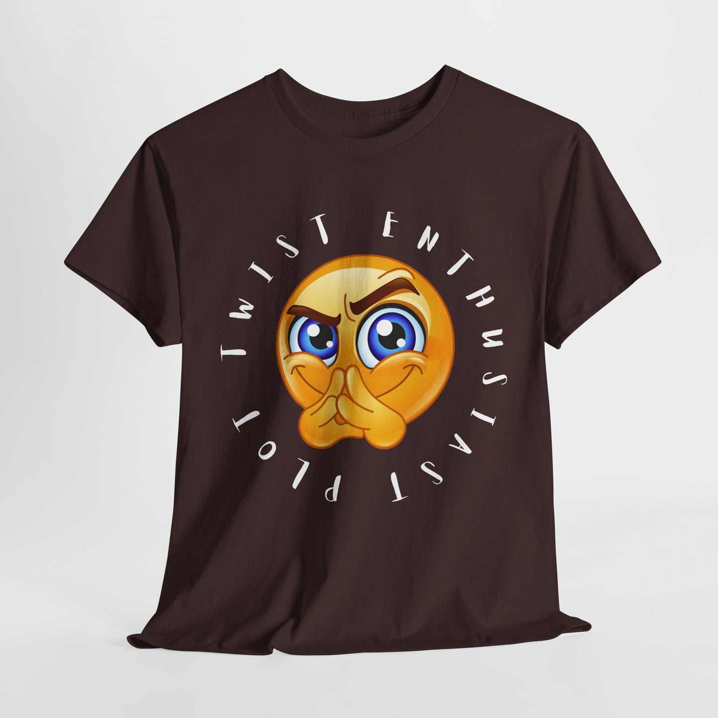 Teen/Adult Unisex Tee – Plot Twist Enthusiast (Emoji Edition)