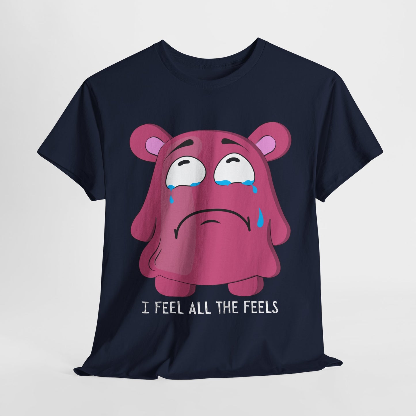 Teen/Adult Unisex “I Feel All the Feels” Tee – Emotional Reader Gift for Empaths & Bookworms