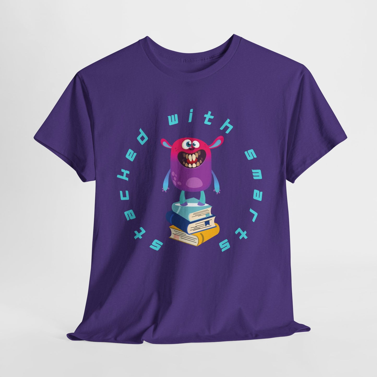 Teen/Adult Unisex “Stacked With Smarts” Tee – Clever Book Lover Shirt for Readers & Thinkers