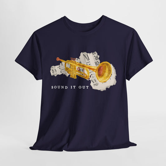 Teen/Adult Unisex Sound It Out Tee – Where Music Meets the Magic of Reading