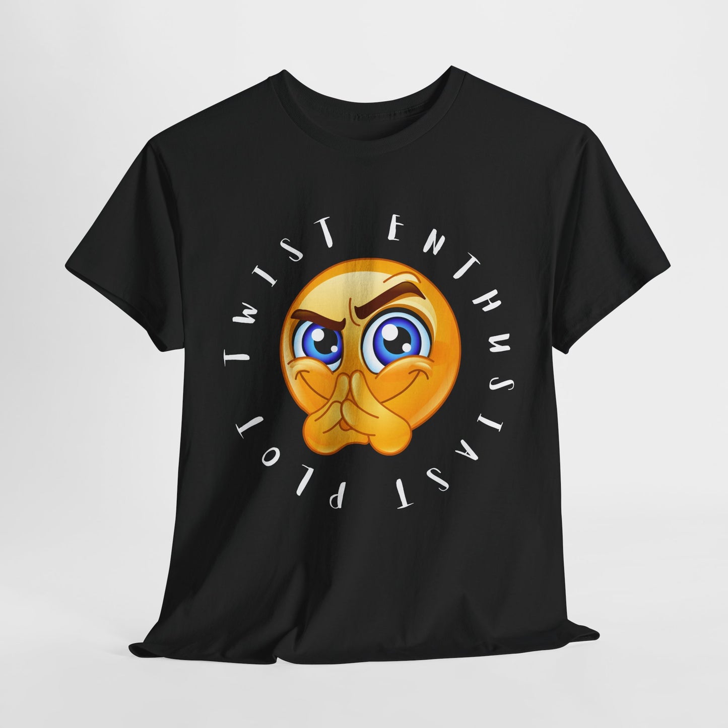 Teen/Adult Unisex Tee – Plot Twist Enthusiast (Emoji Edition)