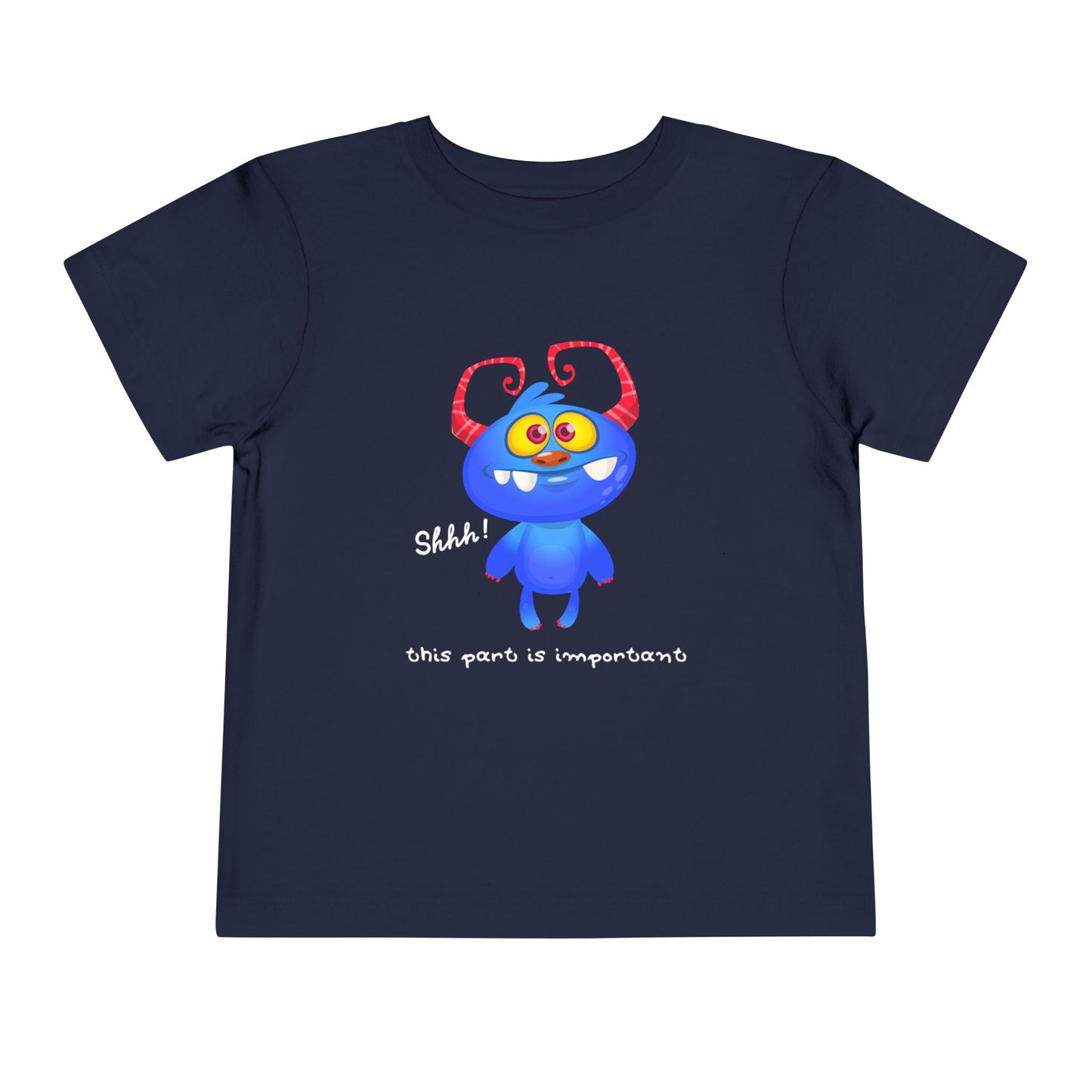 Toddler Shhh This Part Is Important Tee