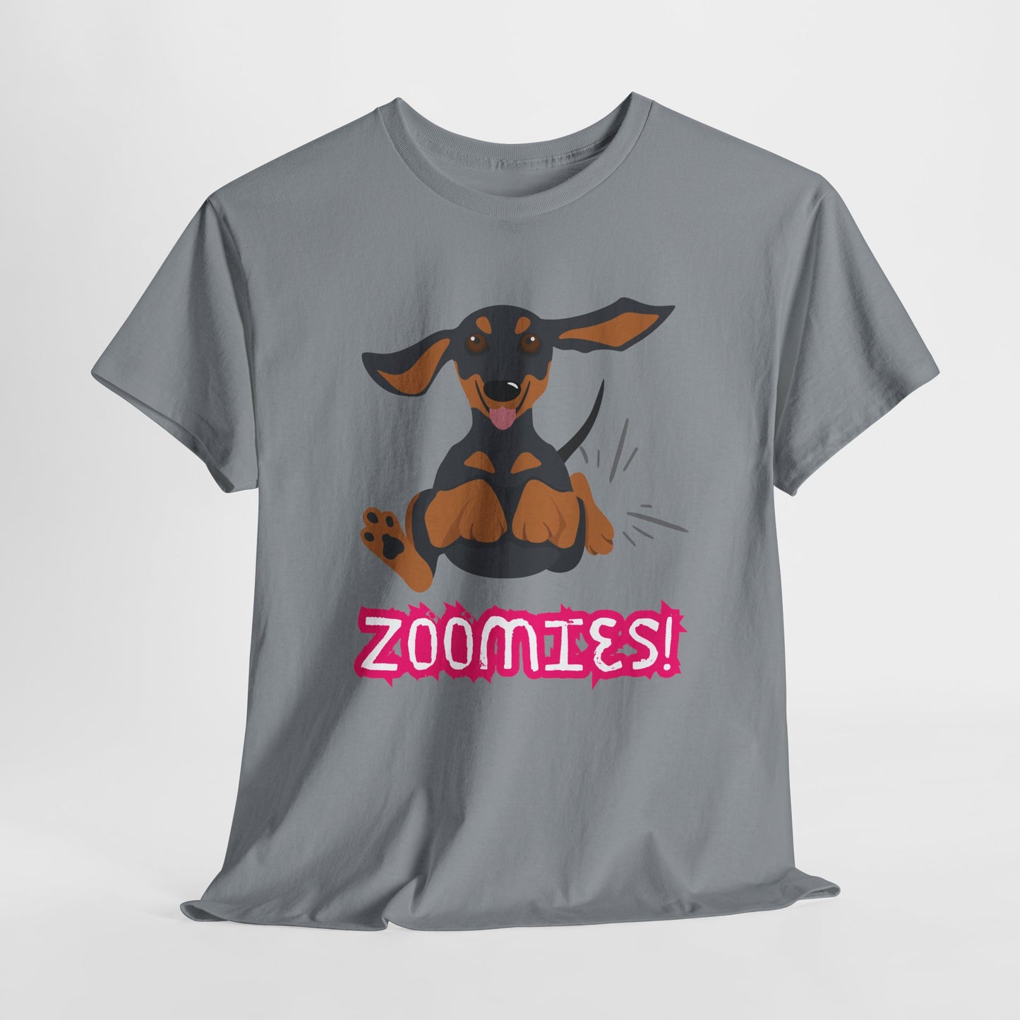 Teen/Adult Unisex Zoomies Tee – Powered by Pure Joy (and Maybe a Squeaky Toy)