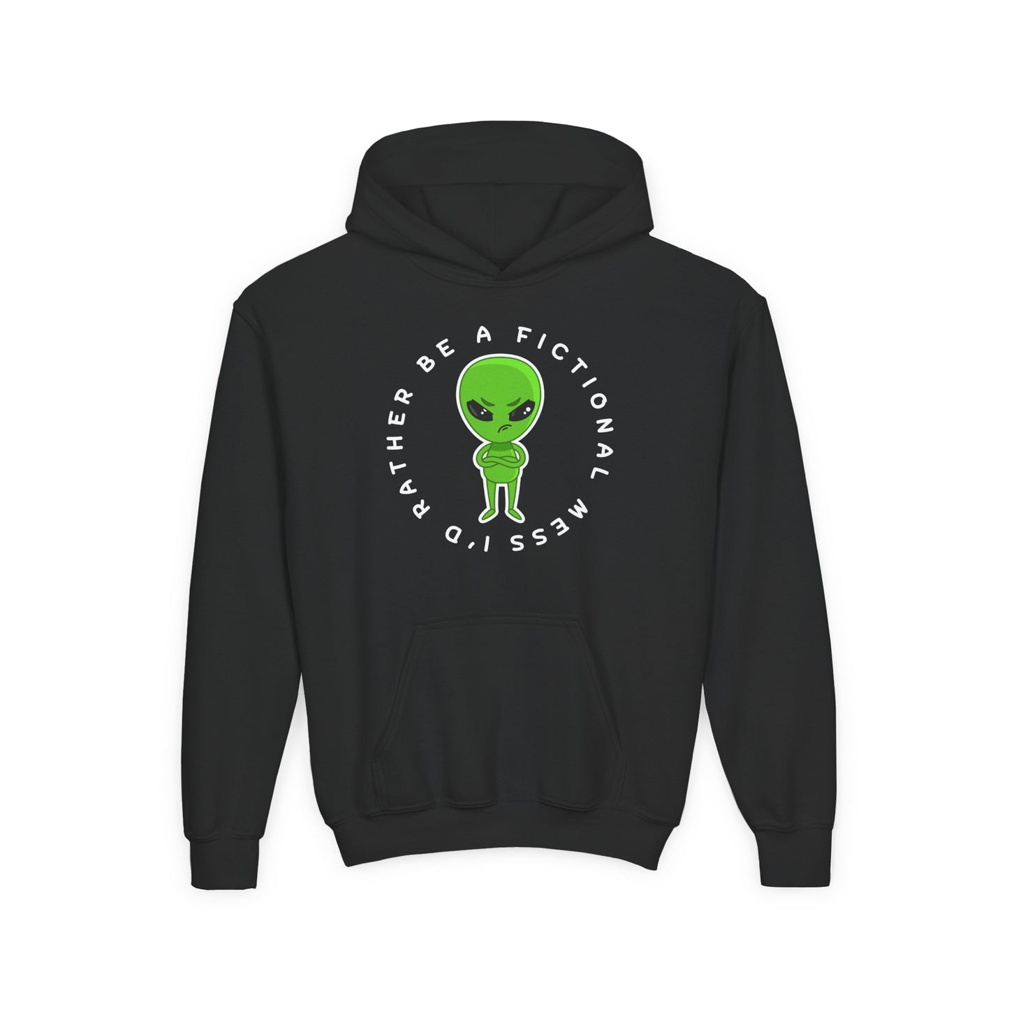 Youth Fictional Mess Hoodie – Out-of-This-World Reader Style