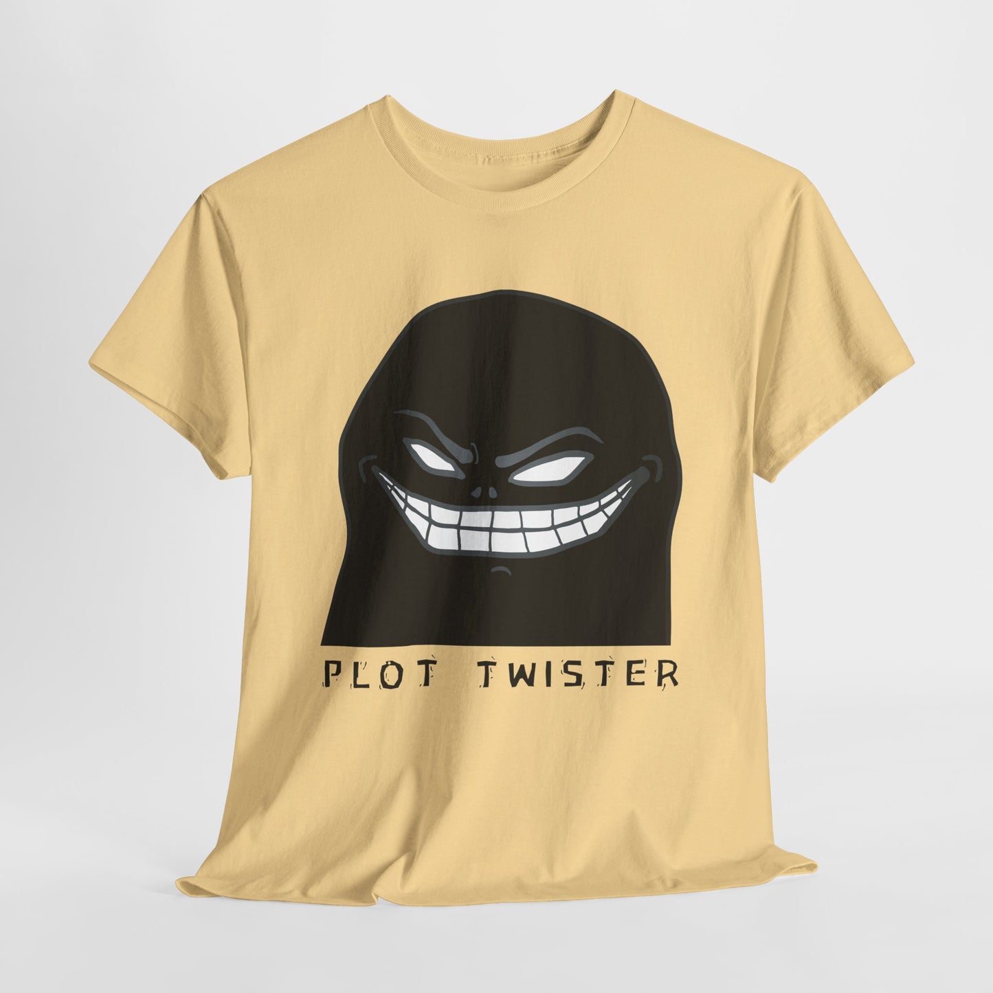 Teen/Adult Unisex Plot Twister Tee – Master of Mayhem & Cliffhangers