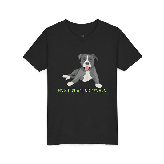 Youth Next Chapter Please T-Shirt – For Kids Who Just Can’t Stop Reading