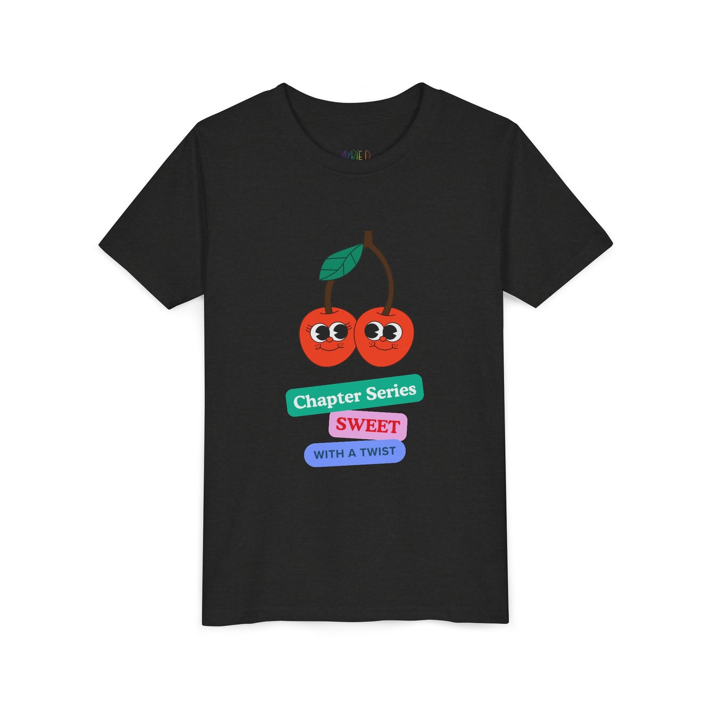 Youth Chapter Series Tee – Sweet With a Twist, Just Like Their Favorite Reads, A juicy pick for kids who love their books with flavor and fun!