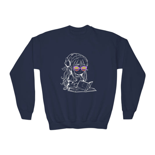 Youth Cool Reader Sweatshirt – See the World Through Story Shades