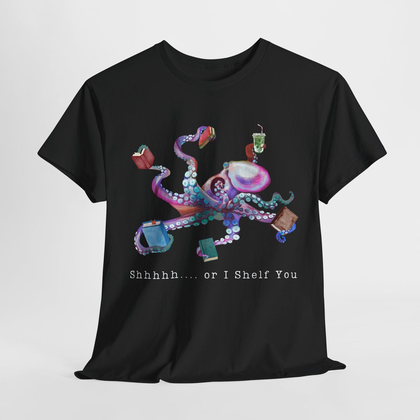 Teen/Adult Unisex Shhhh… or I Shelf You Unisex Tee
