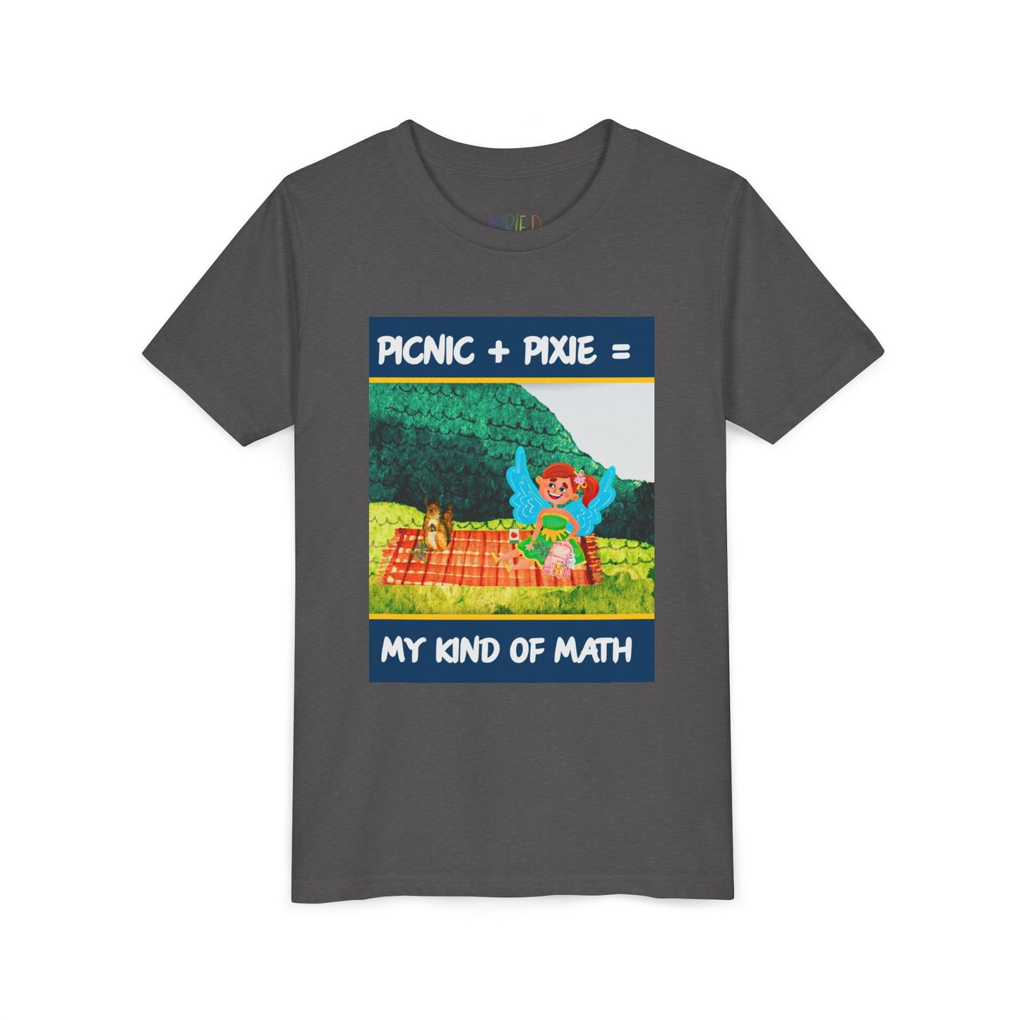 Youth Picnic + Pixie = My Kind of Math Tee – Fun Outdoor T-Shirt for Curious Kids and Creative Thinkers
