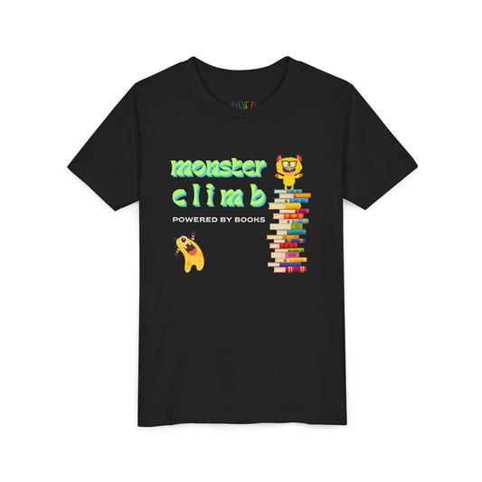 Youth Monster Climb Book Tee