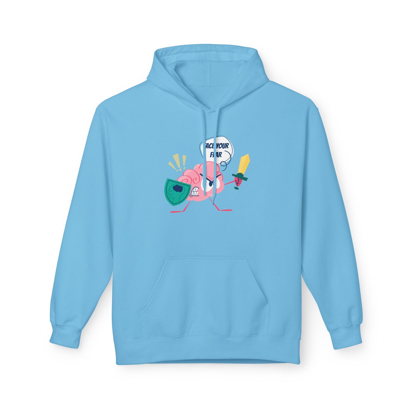 Teen/Adult Unisex Face Your Fear Hoodie