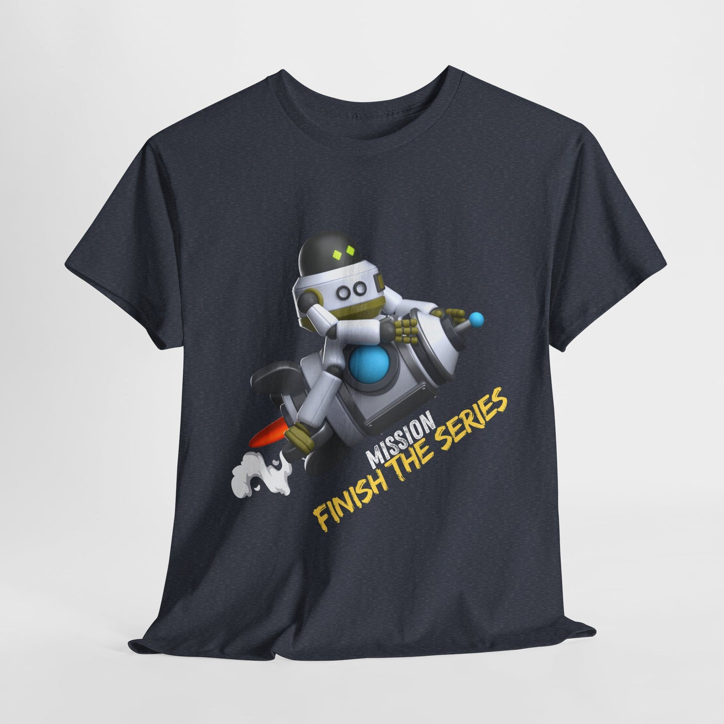 Teen/Adult Unisex Mission: Finish the Series Tee – Reading Motivation for Series Completionists