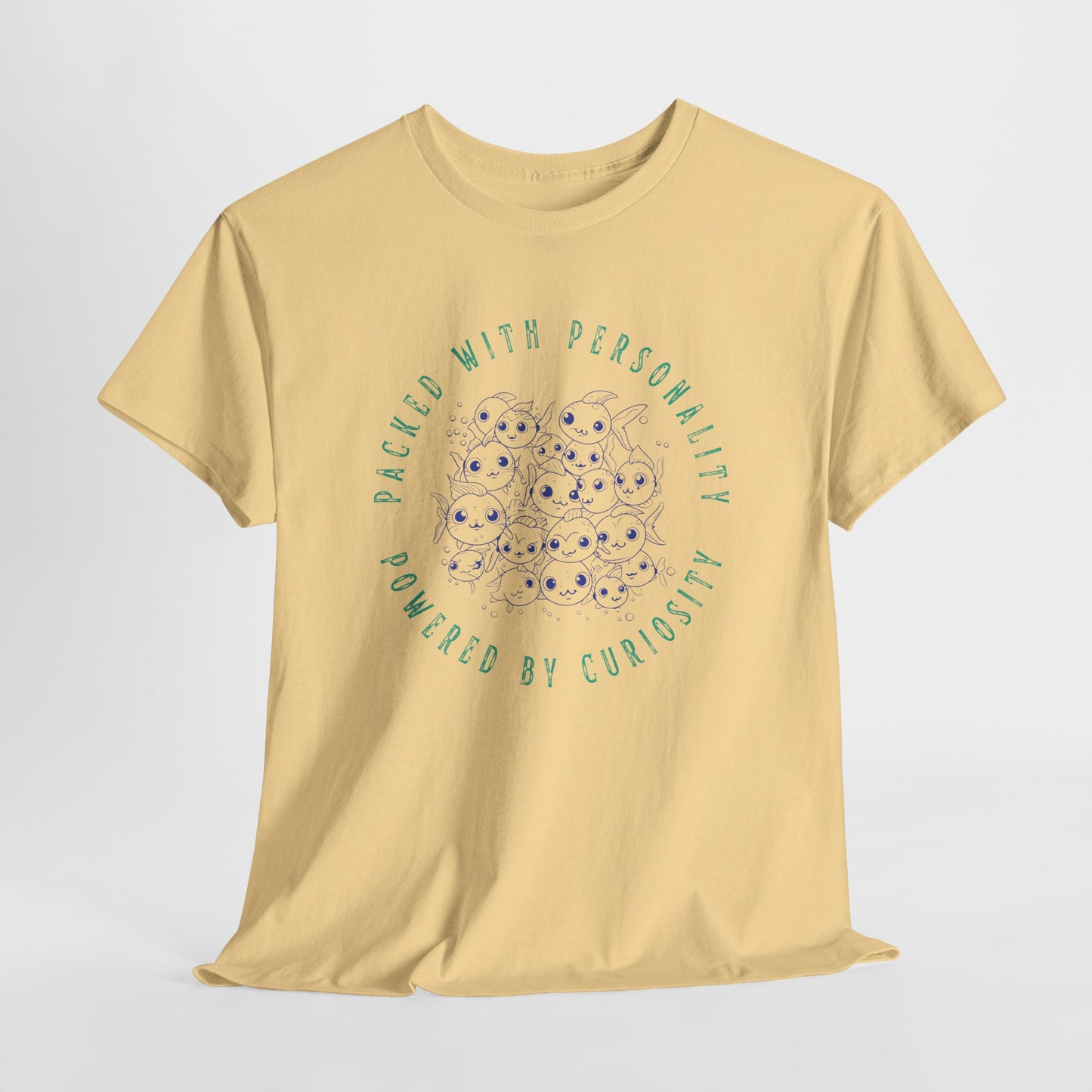 Teen/Adult Unisex Powered by Curiosity Tee – For the Wonder-Full